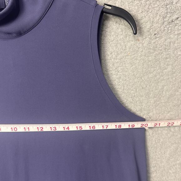 FLX Urban Commuter Dress Shift Mock Neck Back Zipper Sporty Versatile Size L - Picture 4 of 7